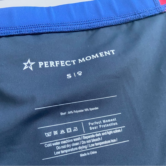 Perfect Moment - PM Set - Long sleeve & bikini - Navy w/ Red - Both Size S - Picture 15 of 15